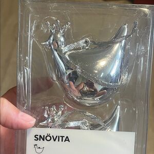 SNÖVITA Silver Bird Ornament